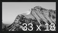Frame It Easy 33 x 18 Black Grain Wood Frame by FrameItEasy