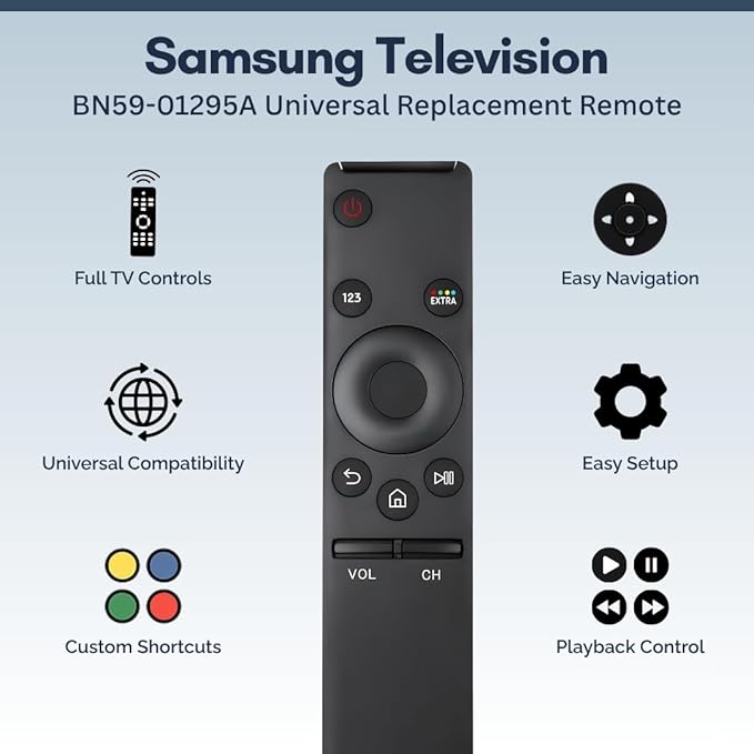 2 Pack BN59-01295A Samsung TV Remote Control Replacement - Image 2