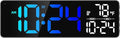 Large LED Digital Wall Clock by DigitalClocks