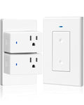 WILAWELS Remote Control Outlet Wireless Light Switch, Removable Remote Outlet by Wilawels