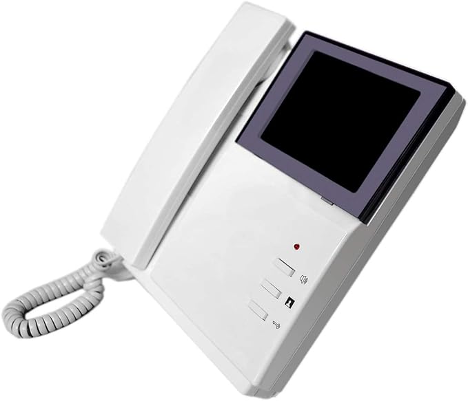 AMOCAM Wired Video Intercom Doorbell System 4.3 Inches HD LCD 2- Monitor Video - Image 2