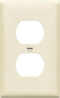 Enerlites 8821-LA Duplex Receptacle Outlet Wall Plate, Standard Size 1-Gang by Enerlites