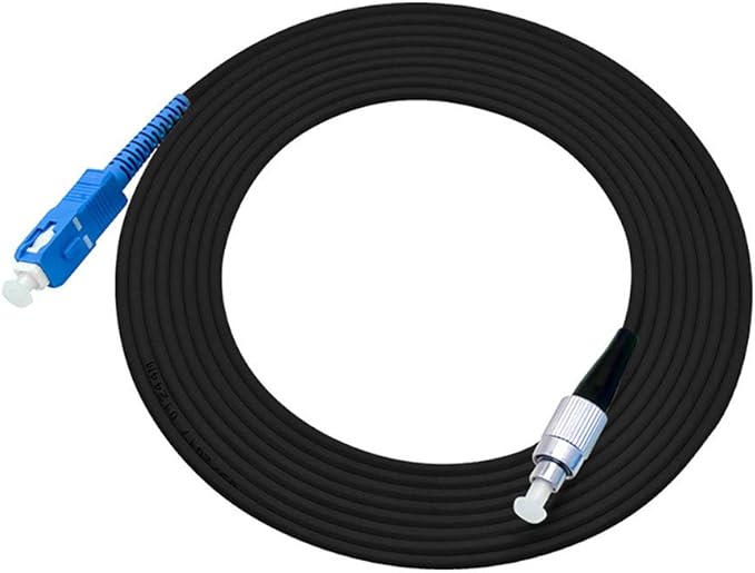 Jeirdus 150M SC to FC Outdoor Armored Simplex 9/125 SM Fiber Optic Cable Jumper - Image 3