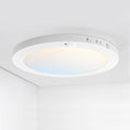 ASD LED 12" Round Flush Mount Ceiling Light Fixture, Low Profile Surface by ASDLightingCorporation