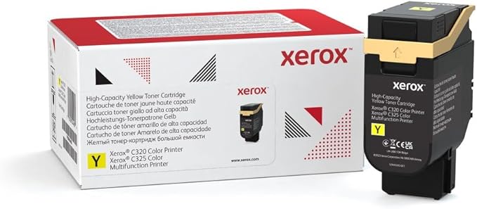 Xerox Genuine C320/C325 Yellow High Capacity Toner Cartridge- 006R04830 by Xerox