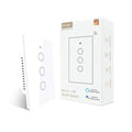 MOES 2.4GHz WiFi Wall Touch Smart Switch Neutral Wire Required, 3 Way by MOES