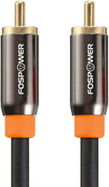 FosPower Digital Audio Coaxial Cable Premium S/PDIF RCA Male to RCA Male by FosPower