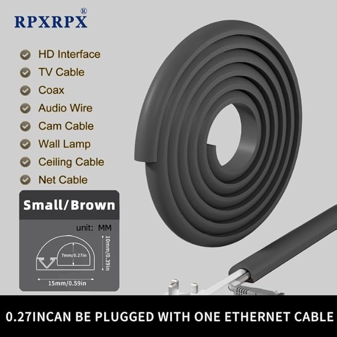 RPXRPXSide Open One Cord Cable Raceway Wire Cover - Image 4