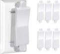 White, 6-Piece: Child Proof Switch Blocker and Cover by Makeyourlifeeasyandhappy