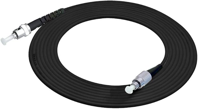 Jeirdus 20M FC to ST Outdoor Armored Simplex 9/125 SM Fiber Optic Cable Jumper - Image 4