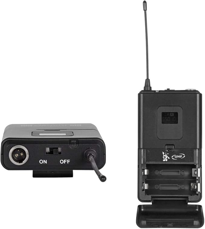 Wireless Microphone System Pro Audio 8 Channel UHF 8 Lavalier Bodypacks 8 Lapel - Image 8