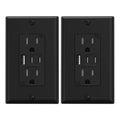 ELEGRP USB Outlets, 15 Amp Wall Outlet by ELEGRP%7CELEGROUP
