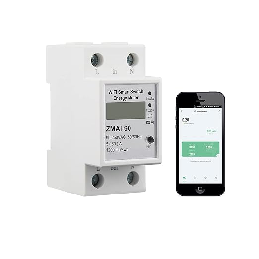 WiFi Smart Energy Monitor Switch Meter, Compatible by MORNINGGROUP