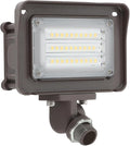 DAKASON 30W LED Flood Light Outdoor, Dusk-to-Dawn Photocell 180° Adjustable by DAKASON