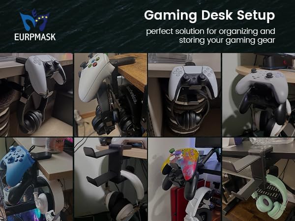 3in1 Rotating Headphone Holder - Image 8