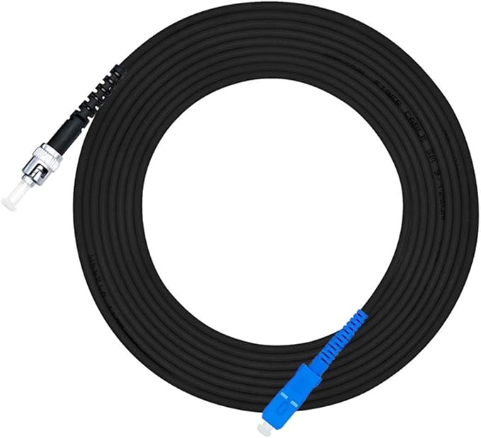 Jeirdus 100M SC to ST Outdoor Armored Simplex SM Fiber Optic Cable Jumper by Jeirdus