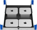 Mac mini Sliding Rack Shelf. Mounts 4 Mac Minis in A 19In Standard Rack. by RackSolutions