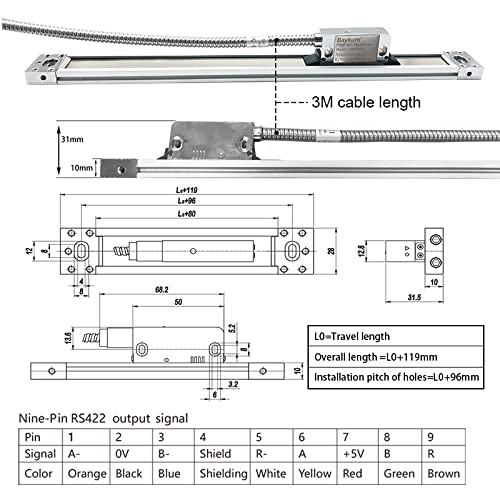 Baykunl 3 Axis DRO Digital Readout - Image 6