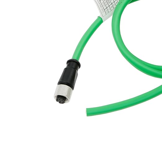 AConnect M12 A Code 8 Pin Female to Flying Leads Cable Industrial Aviation - Image 2