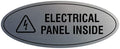 Signs ByLITA Oval Electrical Panel Inside Sign by SignsByLITA