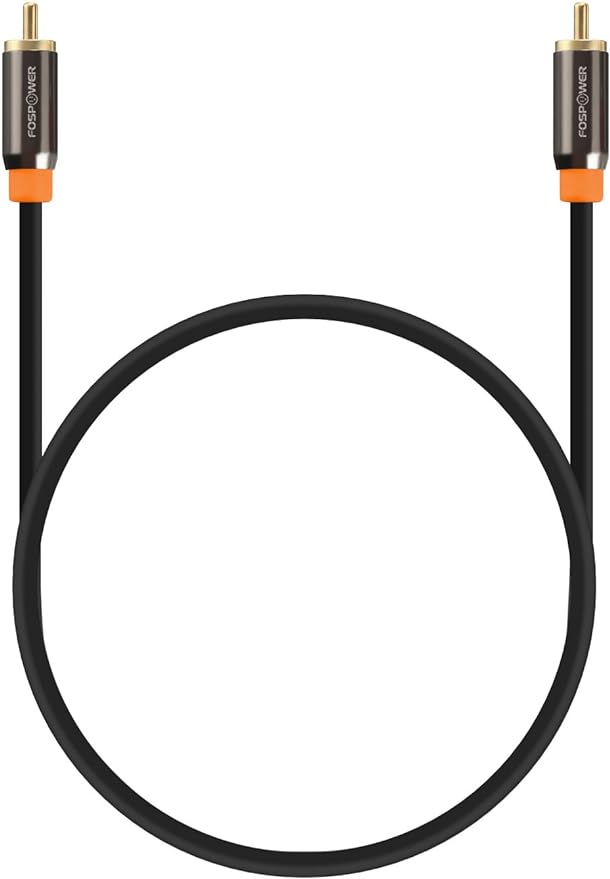 FosPower Digital Audio Coaxial Cable Premium S/PDIF RCA Male to RCA Male - Image 6
