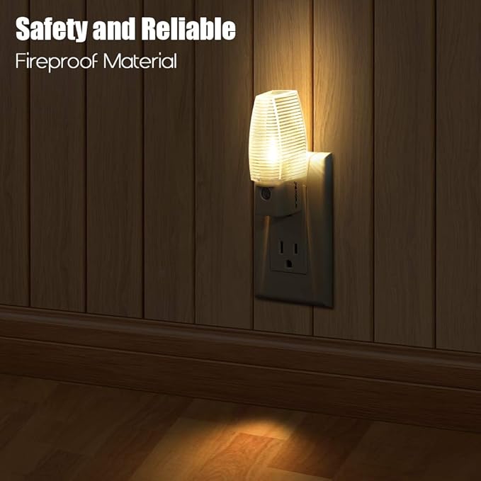 Emotionlite Plug in Night Light, Warm White LED Nightlight, Dusk to Dawn Sensor - Image 4