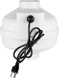 MIDCVFRUN 4 inch Radon Fan, 2 speed 260/188CFM Radon Mitigation System Quickly by MIDCVFRUN