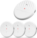 WSDCAM Glass Break Sensor Alarm 125dB Ultra-Slim Wireless Glass Break Detector by wsdcam