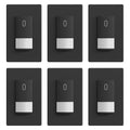 ELEGRP Matte Black Single Pole Occupancy Motion Sensor Light Switch, Need by ELEGRP%7CELEGROUP