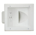 DATA COMM Electronics 45-0231-WH USB Recessed Media Outlet Box, In-Wall Cable by DATACOMM