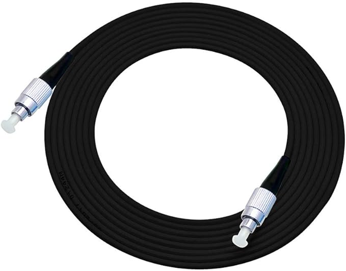 Jeirdus 15M FC to FC Outdoor Armored Simplex 9/125 SM Fiber Optic Cable Jumper - Image 3