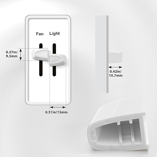 Hoolerry 4 Pcs Dimmer Switch Knob Dimmer Replacement Knob Compatible - Image 3