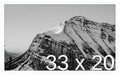 Frame It Easy 33 x 20 White Wood Frame by FrameItEasy