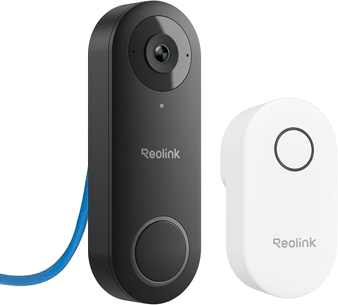 REOLINK Video Doorbell PoE Camera – 2K IP Security Camera Outdoor by REOLINK