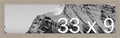 Frame It Easy 33 x 9 Rustic Gray Wood Frame by FrameItEasy