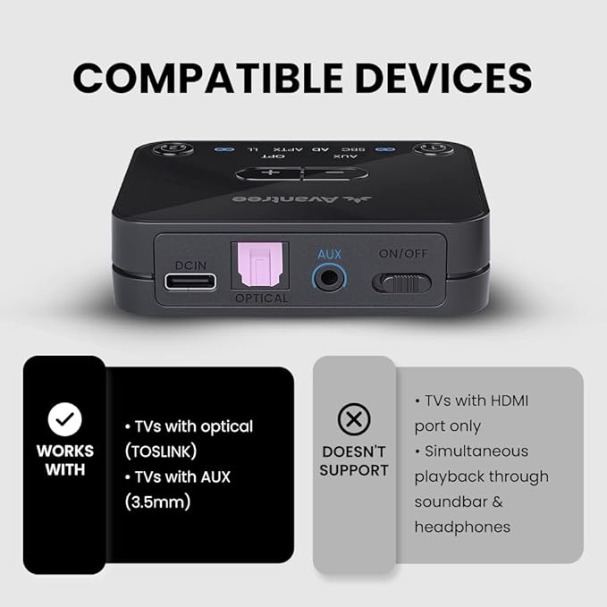 Avantree Audikast Plus – Bluetooth Audio Transmitter - Image 5