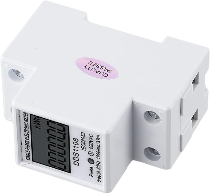 Digital Energy Meter LCD Display 50A 60A Single Phase Power Monitor Electric - Image 9