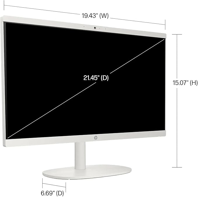 HP 21.5" FHD All-in-One Desktop Computer, 32GB RAM 1TB, Dual-Core Intel Celeron - Image 4