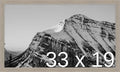 Frame It Easy 33 x 19 Rustic Gray Wood Frame by FrameItEasy