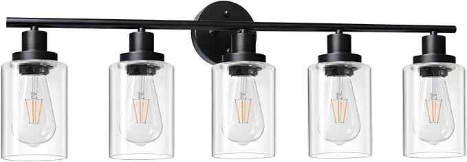 Unicozin Modern Bathroom Light Fixtures, 5 Light Vanity Lights, Living Room by Unicozin