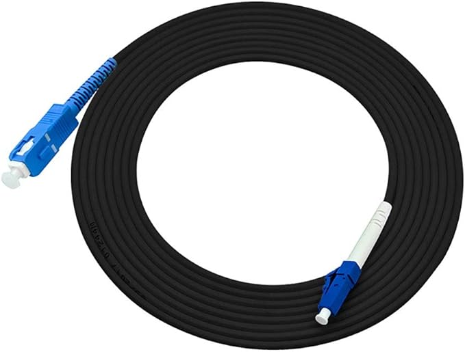 Jeirdus 10M LC to SC Outdoor Armored Simplex 9/125 SMFFiber Optic Cable Jumper - Image 3