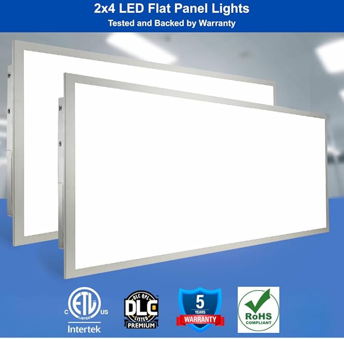 2x4 LED Flat Panel Light – LED Flat Ceiling Light & LED Panel Ceiling Fixture - Image 3