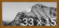Frame It Easy 33 x 15 Hazel Wood Frame by FrameItEasy