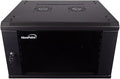 NavePoint 6U Server Cabinet Wall Mount Rack Enclosure Includes 2 Fans, Locking by NavePoint