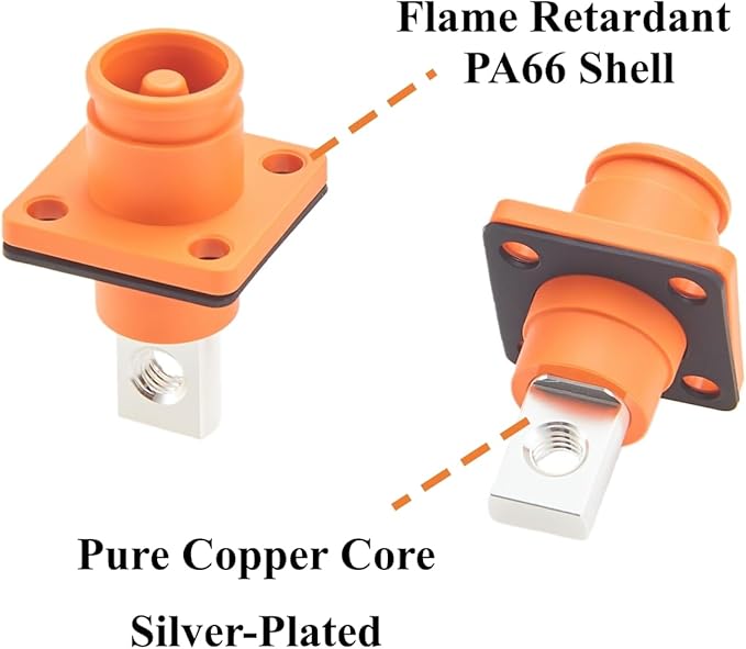 1 Set Battery Energy Storage Connector 200A 50mm² High Current HV Connectors - Image 9