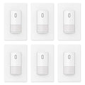 ELEGRP Matte White Single Pole Occupancy Motion Sensor Light Switch, Need by ELEGRP%7CELEGROUP