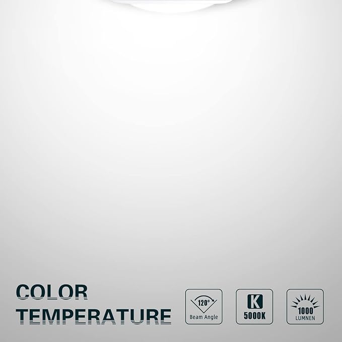 TOPELER 6Inch LED Disk Light, 15W Dimmable Surface Flush Mount Ceiling Light - Image 4