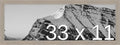 Frame It Easy 33 x 11 Rustic Gray Wood Frame by FrameItEasy