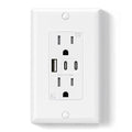 ELEGRP USB Outlets, 15 Amp Wall Outlet by ELEGRP%7CELEGROUP