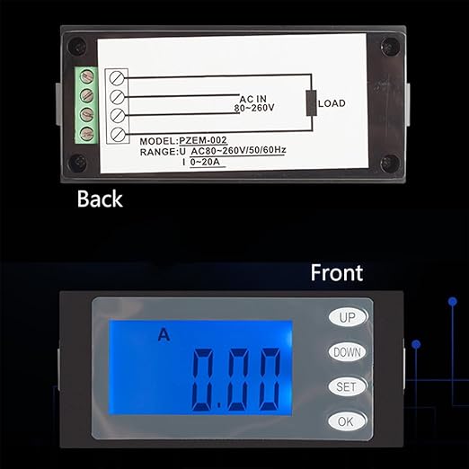 SagaSave AC Multimeter, 80-260V 100A Digital LCD HD Display Multi-Function - Image 5